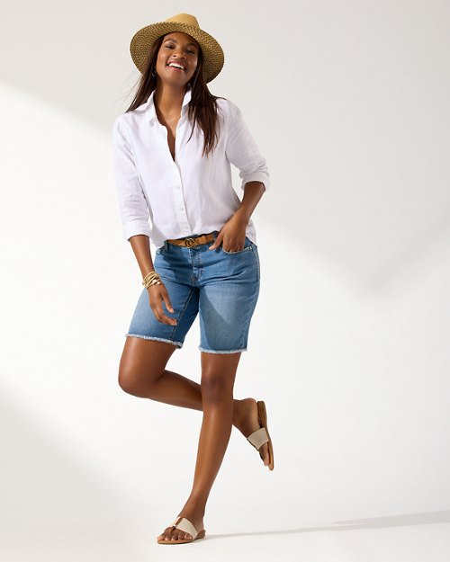 Boracay Indigo 9-inch Bermuda Shorts