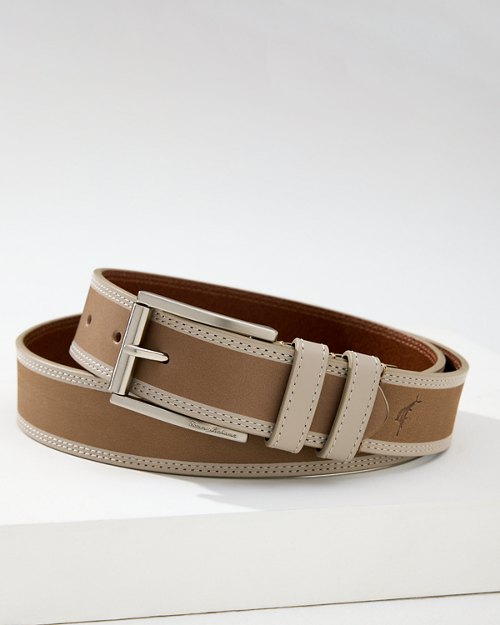 Two-Tone Leather Belt