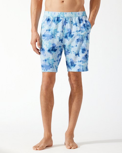 Monterey Coast Mai Tai IslandZone Plaid Hybrid Shorts