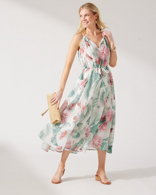 Breezy Botanical Maxi Dress