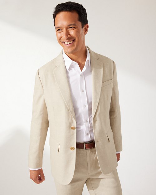 Lahaina Bay Linen-Blend Blazer