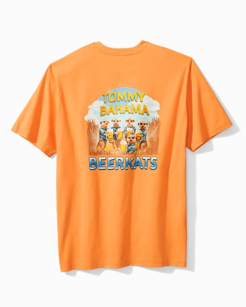 Big and Tall Beercats Graphic Pocket T-Shirt