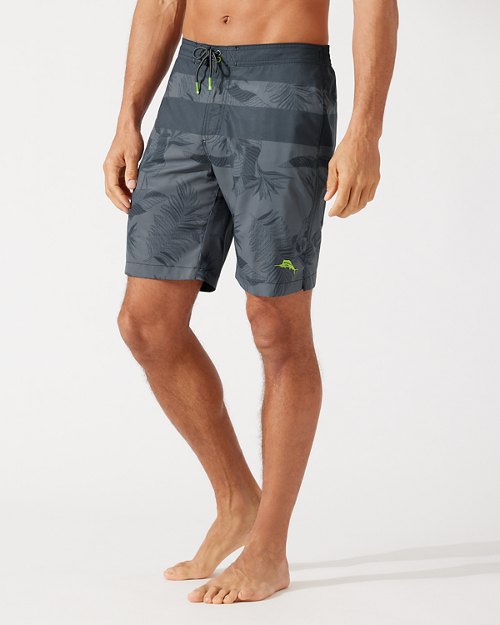 Baja Palm Noir 9-Inch Board Shorts