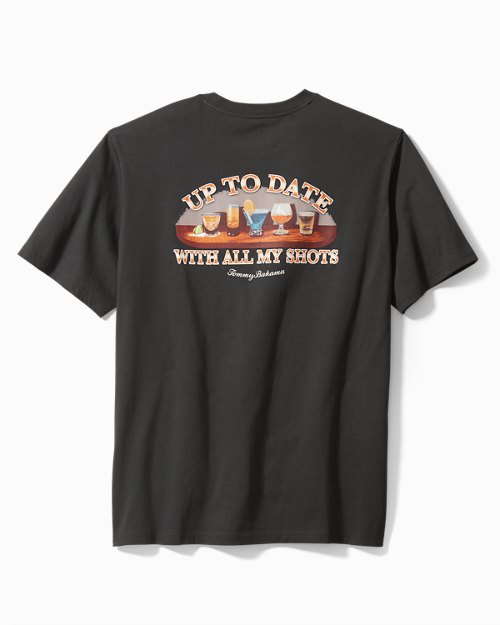 Up to Date With All My Shots Graphic T-Shirt