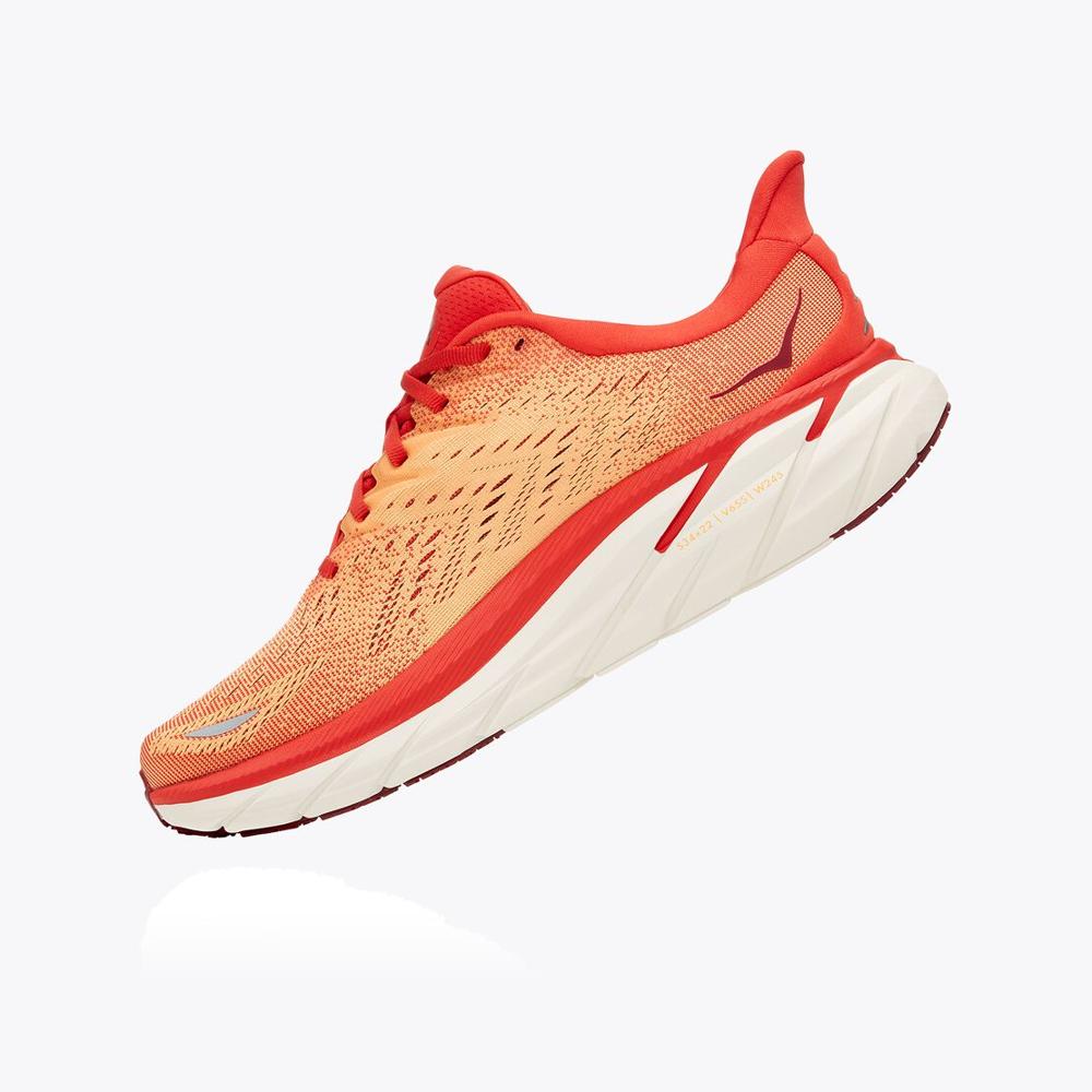 Women's Clifton 8 – Fiesta / Blazing Orange