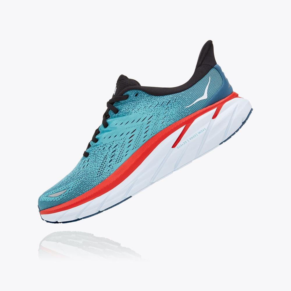 Women's Clifton 8 – Real Teal / Aquarelle