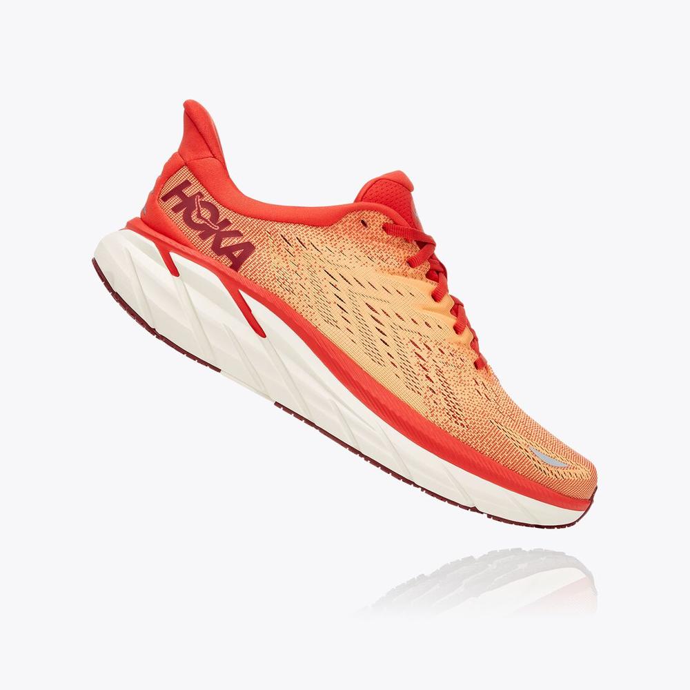 Women's Clifton 8 – Fiesta / Blazing Orange