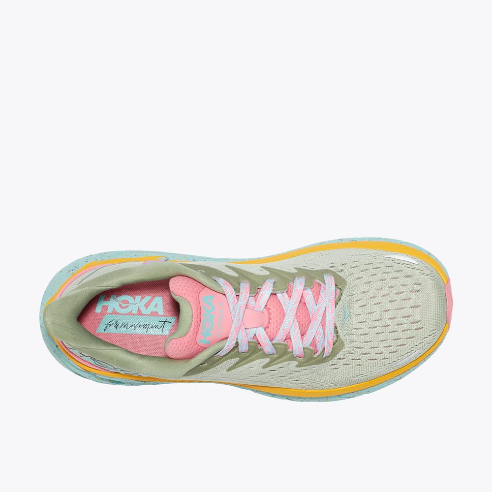 Men's Clifton 8 – Seaweed Brown / Green Teal