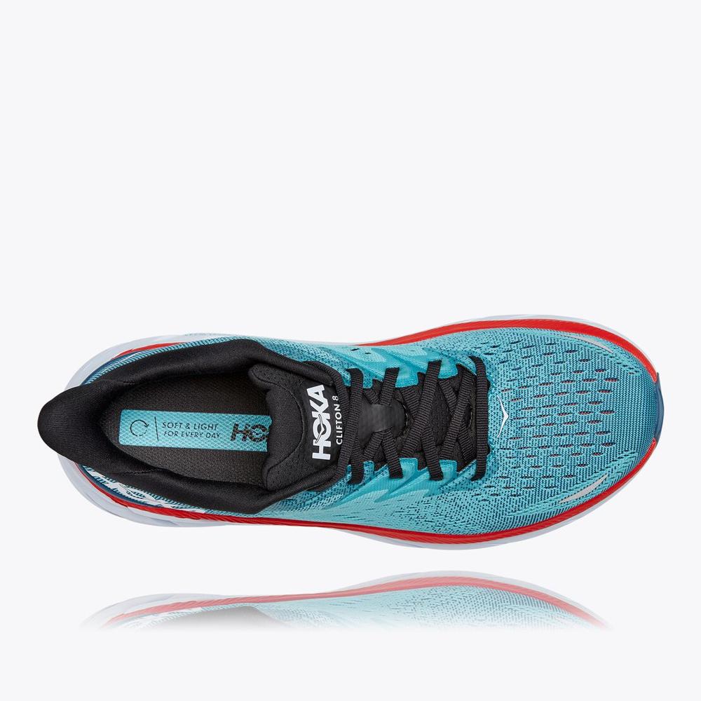 Women's Clifton 8 – Real Teal / Aquarelle