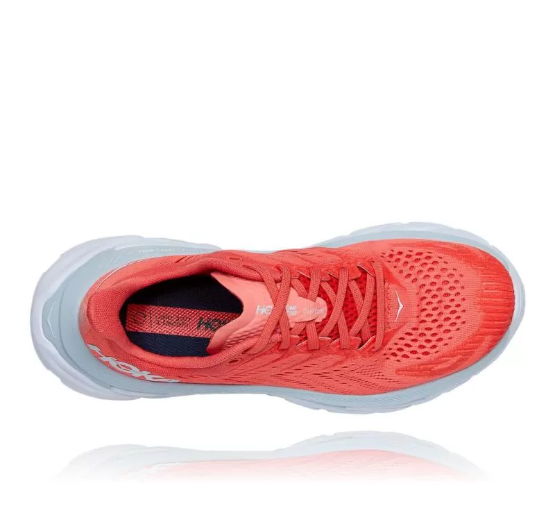 Women’s Clifton Edge Hot Coral / White
