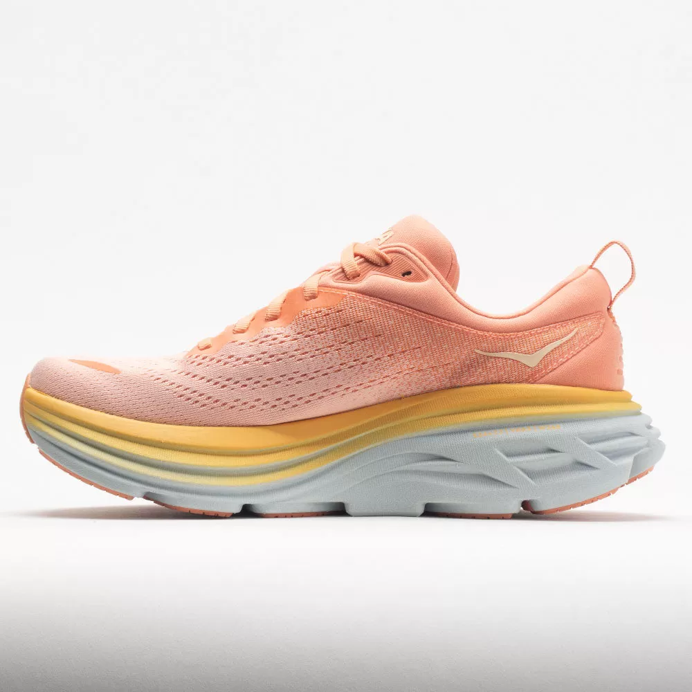 HOKA Bondi 8 Women’s Shell Coral/Peach Parfait