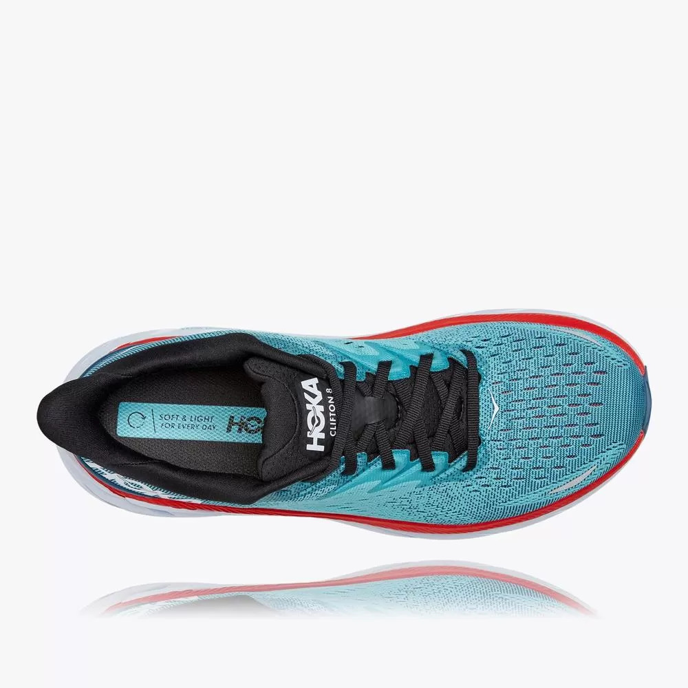 Women’s Clifton 8 – Real Teal / Aquarelle