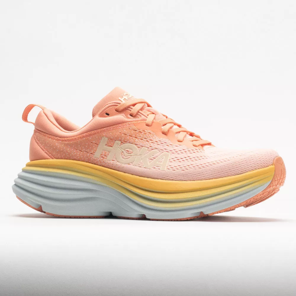 HOKA Bondi 8 Women’s Shell Coral/Peach Parfait