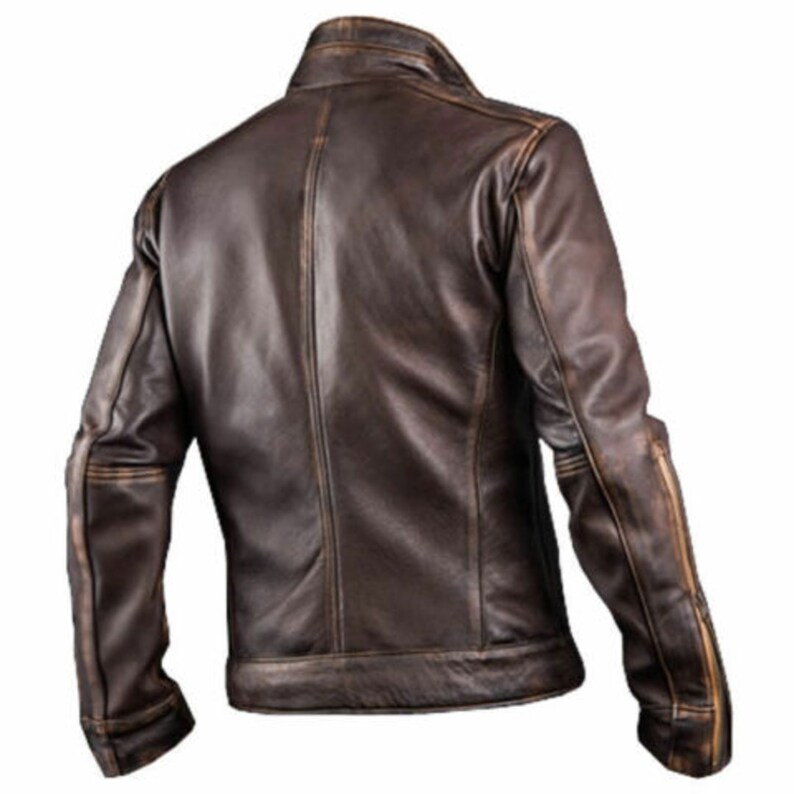 Brown Leather Motorcycle Jacket Motorcycle Jackets For Men Leather Biker Jacket Mens Motorcycle Leather Jacket Mens Leather Moto Jacket