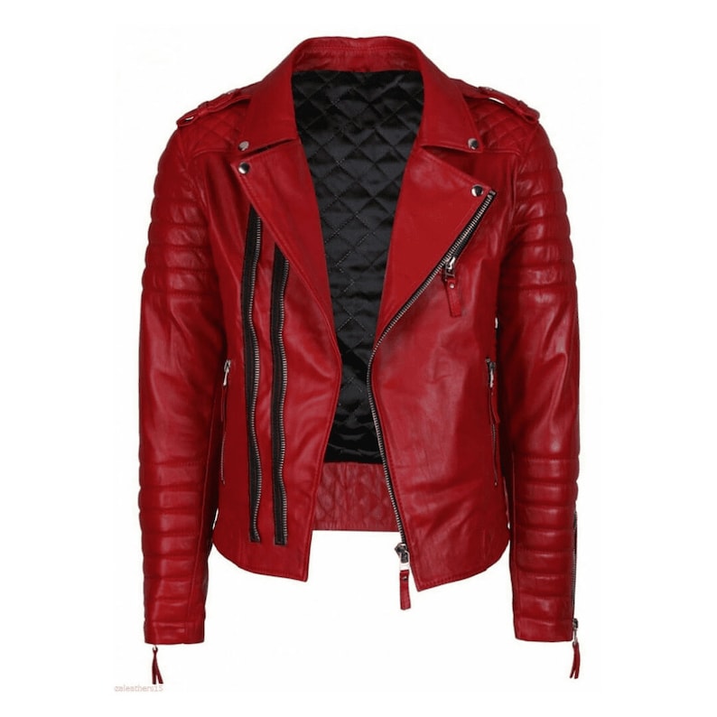 Best Leather Motorcycle Jacket Red Motorcycle Jacket Motorcycle Riding Jacket Leather Biker Jacket Mens Motorcycle Leather Jacket Mens