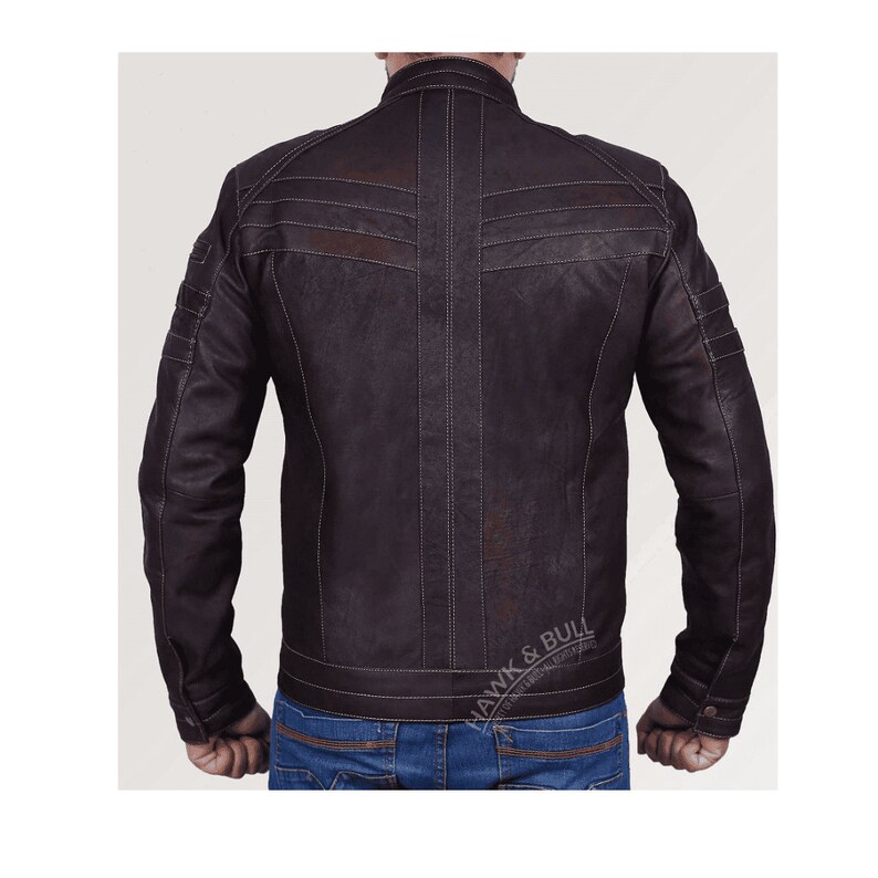 Leather Motorcycle Jacket Brown Leather Motorbike Jacket Vintage Motorcycle Jacket Biker Jacket Men Brown Leather Motorcycle Jacket