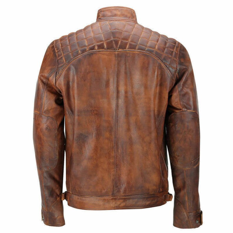 Leather Moto Jacket Brown Leather Motorcycle Jacket Motorcycle Jackets For Men Leather Biker Jacket Mens Motorcycle Leather Jacket Mens