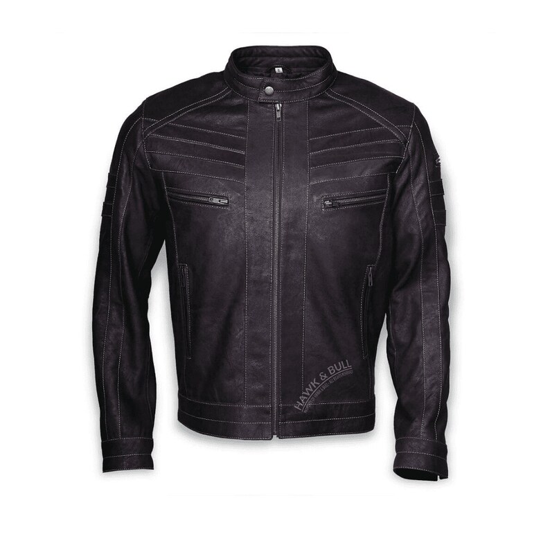 Leather Motorcycle Jacket Brown Leather Motorbike Jacket Vintage Motorcycle Jacket Biker Jacket Men Brown Leather Motorcycle Jacket