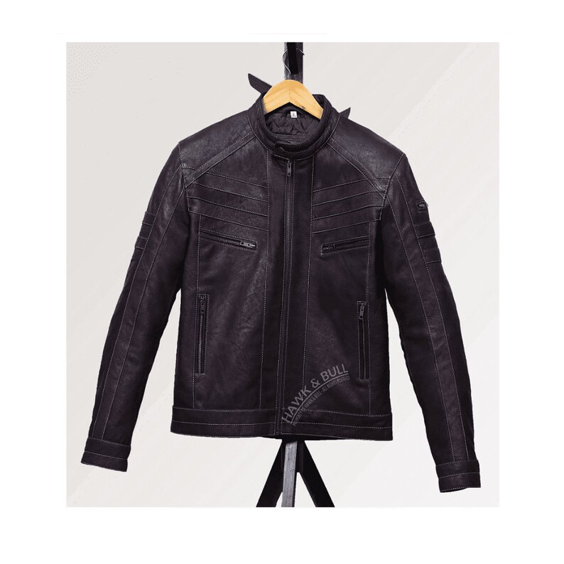 Leather Motorcycle Jacket Brown Leather Motorbike Jacket Vintage Motorcycle Jacket Biker Jacket Men Brown Leather Motorcycle Jacket