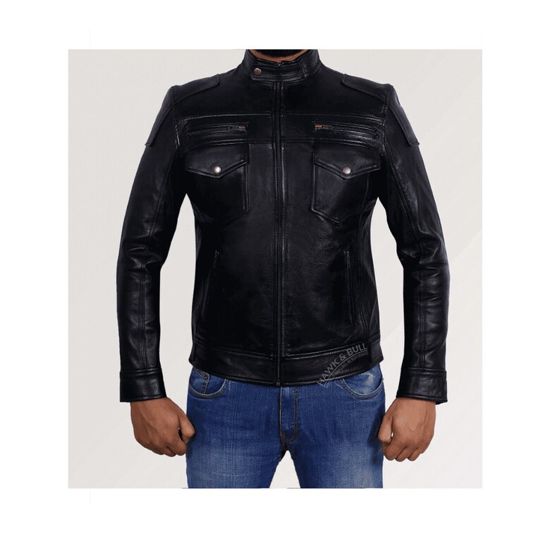 Motorcycle Racing Jacket Motorcycle Riding Jacket Black Leather Biker Jacket Motorcycle Jackets For Men Black Leather Motorcycle Jacket