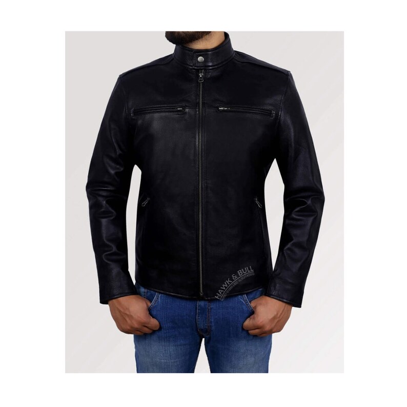 Motorcycle Riding Jacket Black Leather Biker Jacket Motorcycle Jackets For Men Leather Racing Jacket Black Leather Motorcycle Jacket