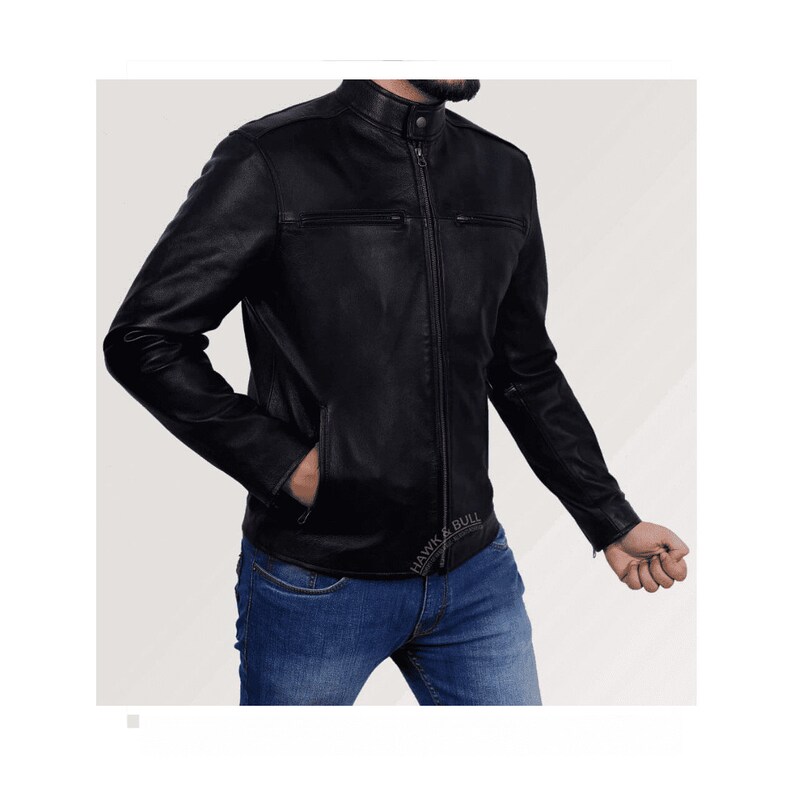 Motorcycle Riding Jacket Black Leather Biker Jacket Motorcycle Jackets For Men Leather Racing Jacket Black Leather Motorcycle Jacket