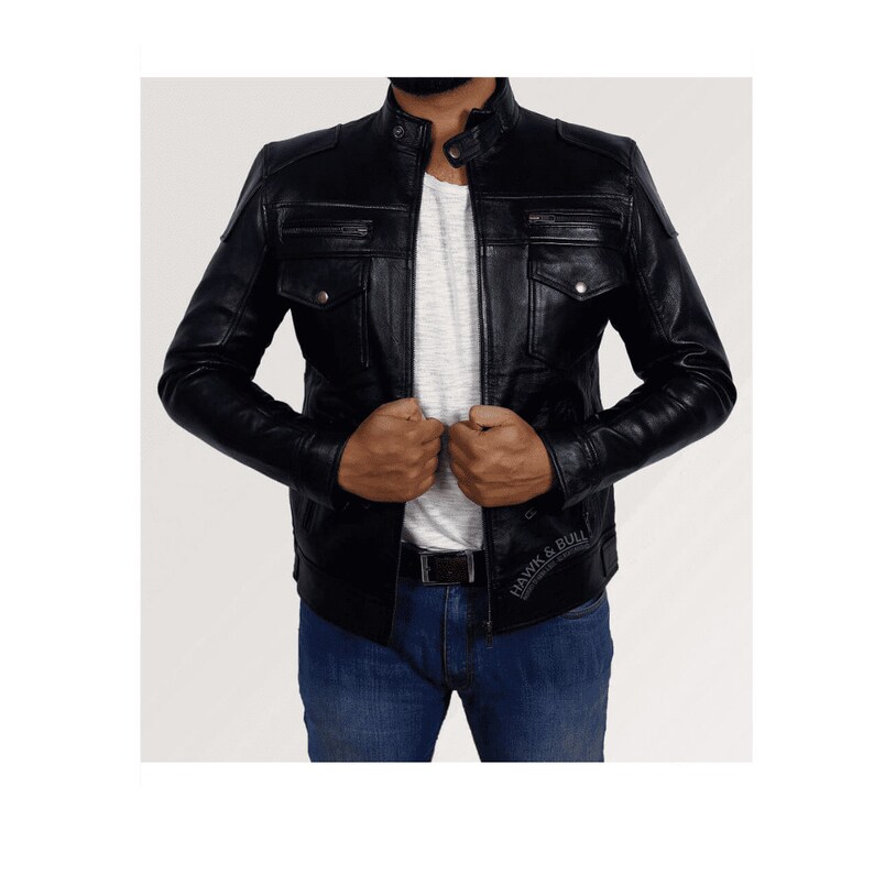 Motorcycle Racing Jacket Motorcycle Riding Jacket Black Leather Biker Jacket Motorcycle Jackets For Men Black Leather Motorcycle Jacket