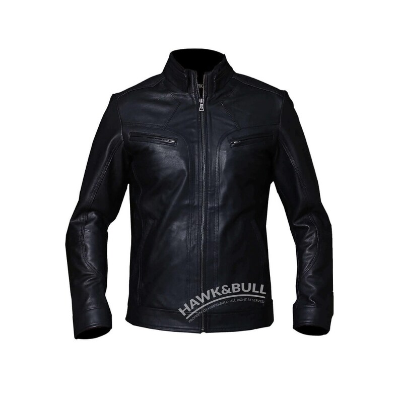 Black Leather Motorcycle Jacket Motorcycle Jackets For Men Leather Biker Jacket Mens Leather Racing Jacket Motorcycle Leather Jacket Mens