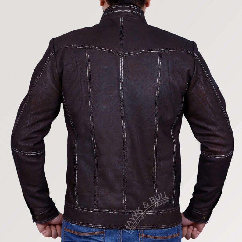 Vintage Leather Motorcycle Jacket Brown Leather Motorbike Jacket Leather Motorcycle Jacket Brown Leather Motorcycle Jacket Biker Jacket Men