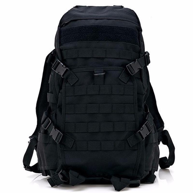 Men'S Backpack Outdoor Bag Camping Hiking Rucksack Solid Nylon Sport Travel Bags
