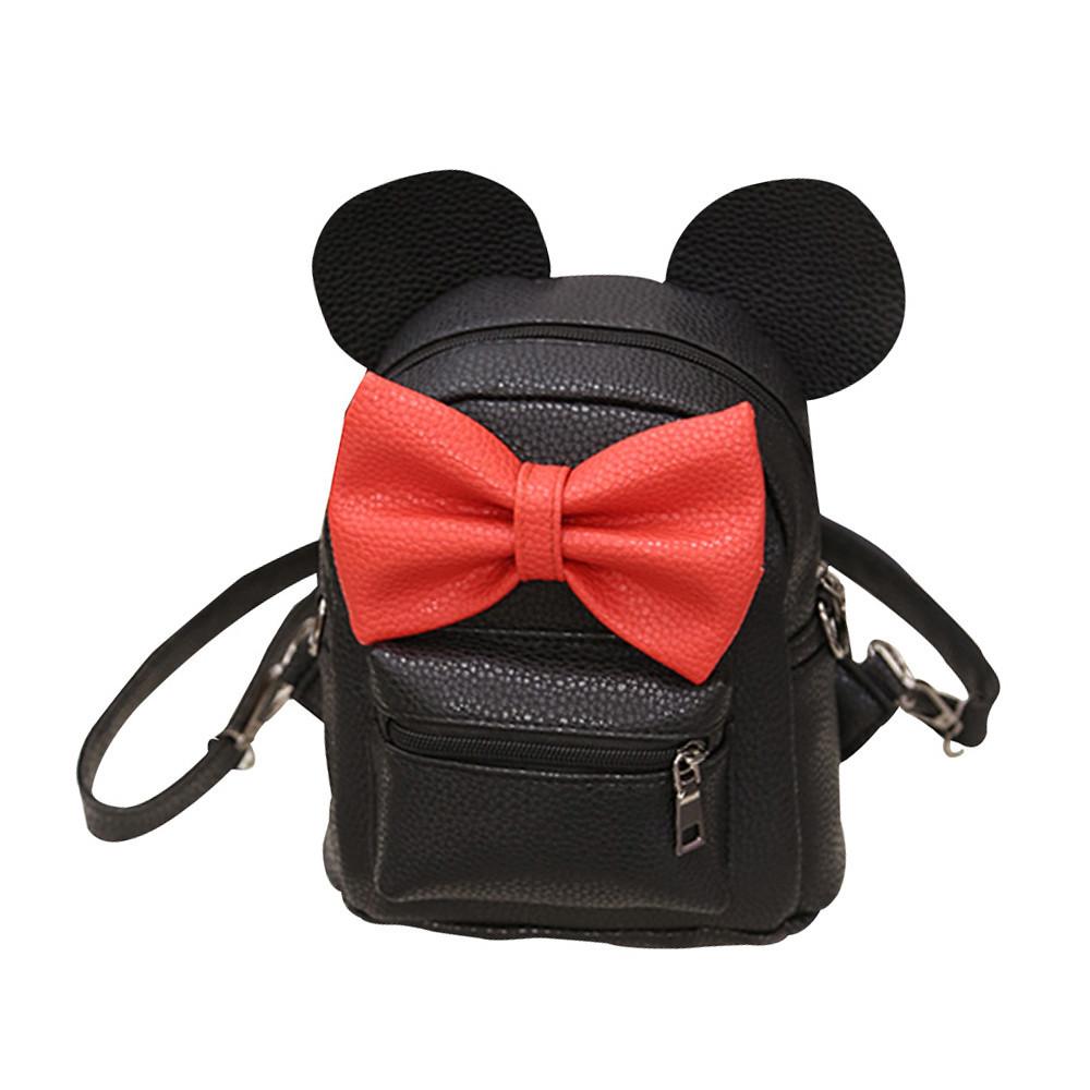 Female Cute Backpack New Mickey Ear Mini Bag WOMEN 's Backpack Toy Backpack Kawaii Animals Bag Minni Mouse Bags YJ