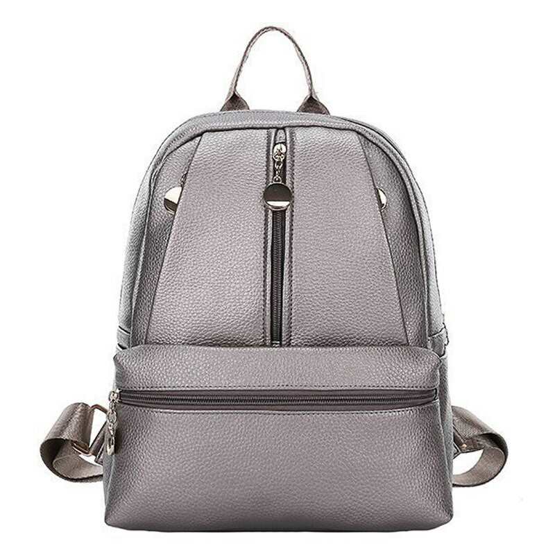 Kobiety plecak z miekkiej skory moda nastoletnie dziewczece plecaki szkolne plecak na co dzien kobiece stale plecak podrozny mochila XA842H