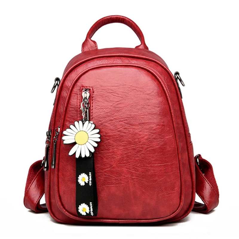 Kobiety projektant Daisy Tassel wielofunkcyjny plecak wysokiej jakosci mlodziezowy skorzany plecak jednokolorowy tornister dla nastoletnich dziewczat