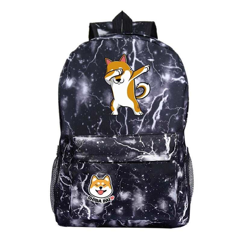 Goraca sprzedaz Shiba Inu plecak z powrotem do szkola prezent chlopcy torebki szkolne dla dziewczat Laptop plecaki mezczyzni kobiety codzienny plecak Mochila