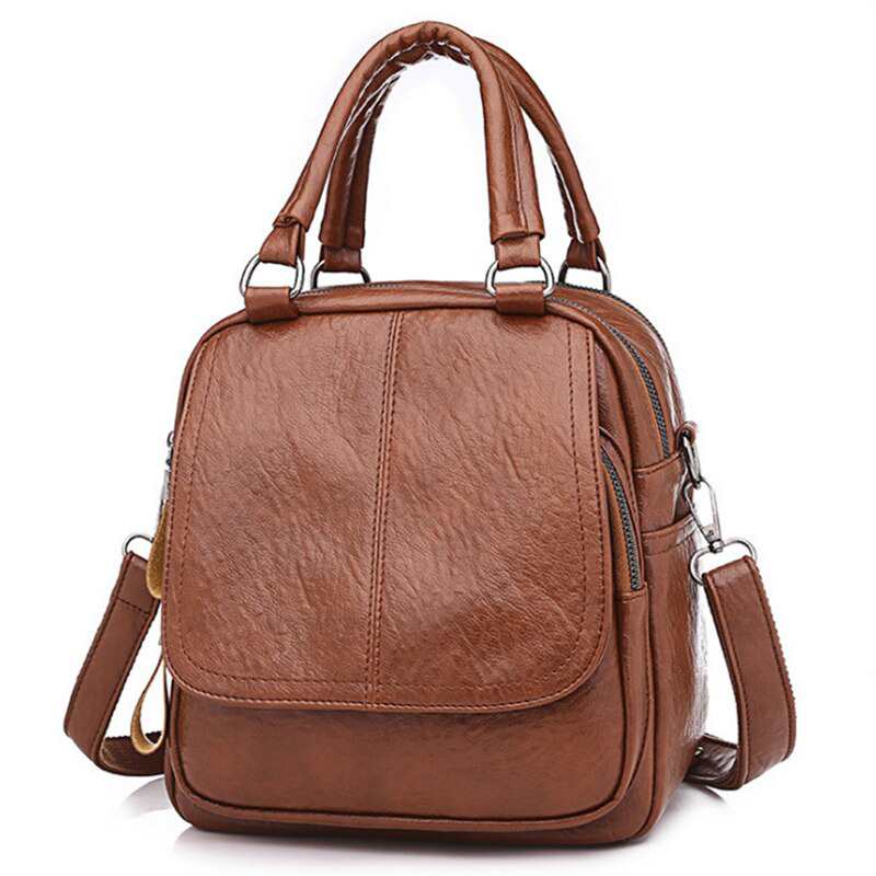 Yogodlns plecak Vintage kobiety miekka torba podrozna ze skory PU duza pojemnosc tornister Fashion Lady plecak wielofunkcyjny plecak