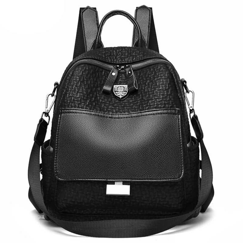 3 w 1 plecak damski Lychee skorzana torba Shouder 2021 designerskie plecaki dla nastolatkow dziewczeta klasyczna torba na zamek blyskawiczny ze skory wolowej