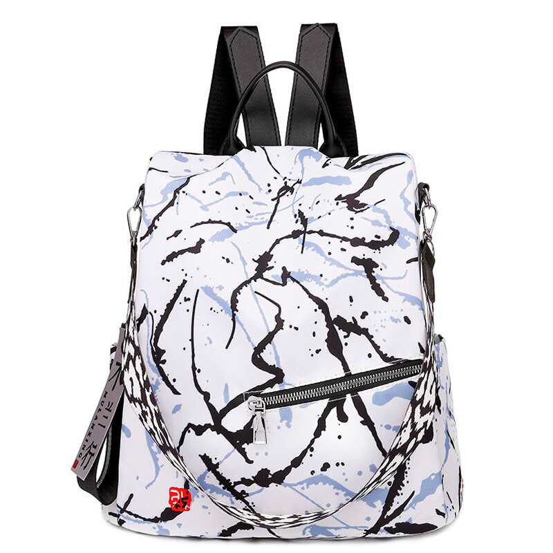 2021 wodoodporny Oxford kobiety plecak moda Anti theft kobiety plecaki drukuj tornister wysokiej jakosci plecak o duzej pojemnosci