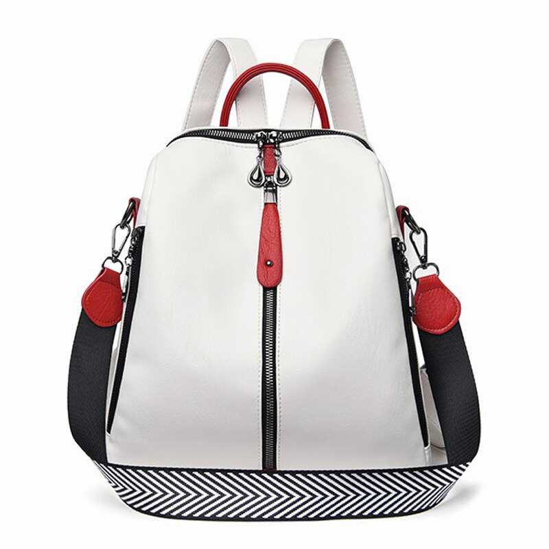 Luksusowy projektant miekkiej skory kobiet plecak wysokiej jakosci trwaly skorzany plecak mody duzej pojemnosci damski plecak podrozny