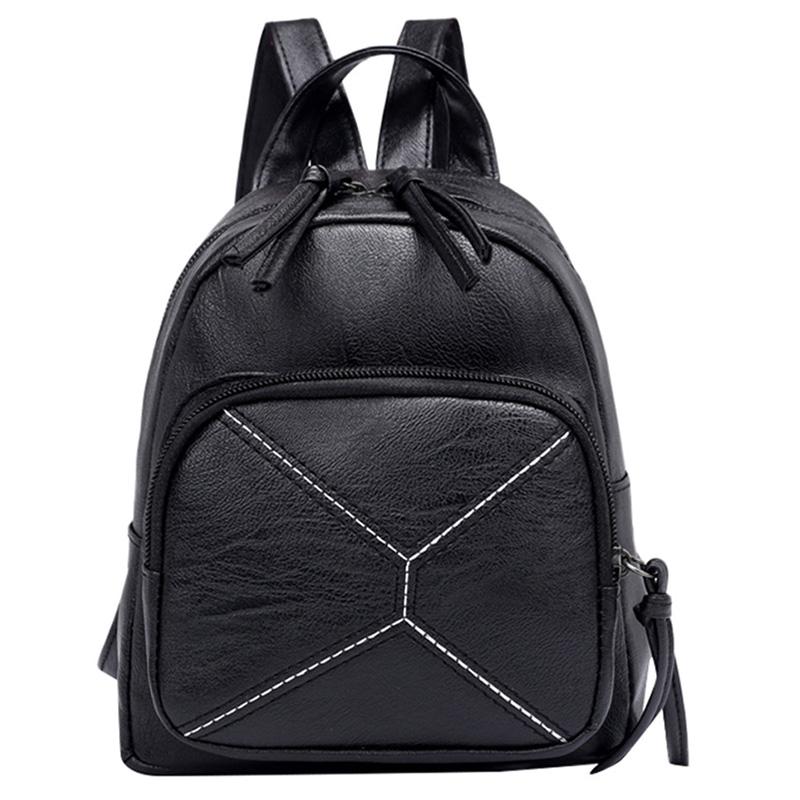 Fashion Mini Backpack College Wind Casual Female Pu Chest Bag Student Backpack