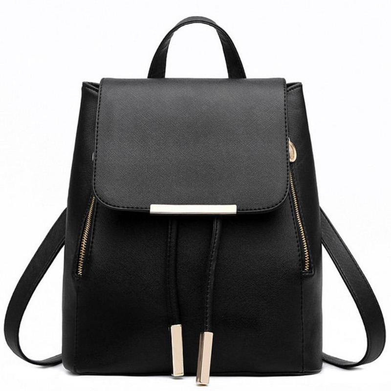 Backpack WOMEN Pu Leather Female Backpacks Teenager School Bags Mochila Feminina Rucksack Mochilas Mujer 2020