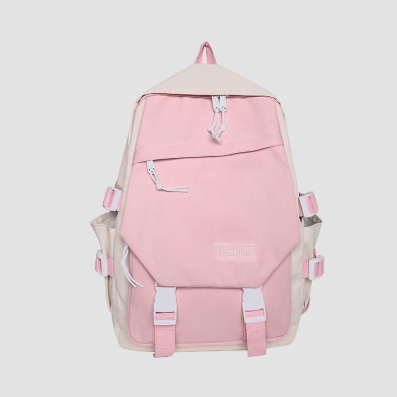 Patchwork kobiety plecaki nastolatek dziewczyny Nylon plecak szkolny list torba na ramie dla ucznia sliczne moda koreanski styl tornister