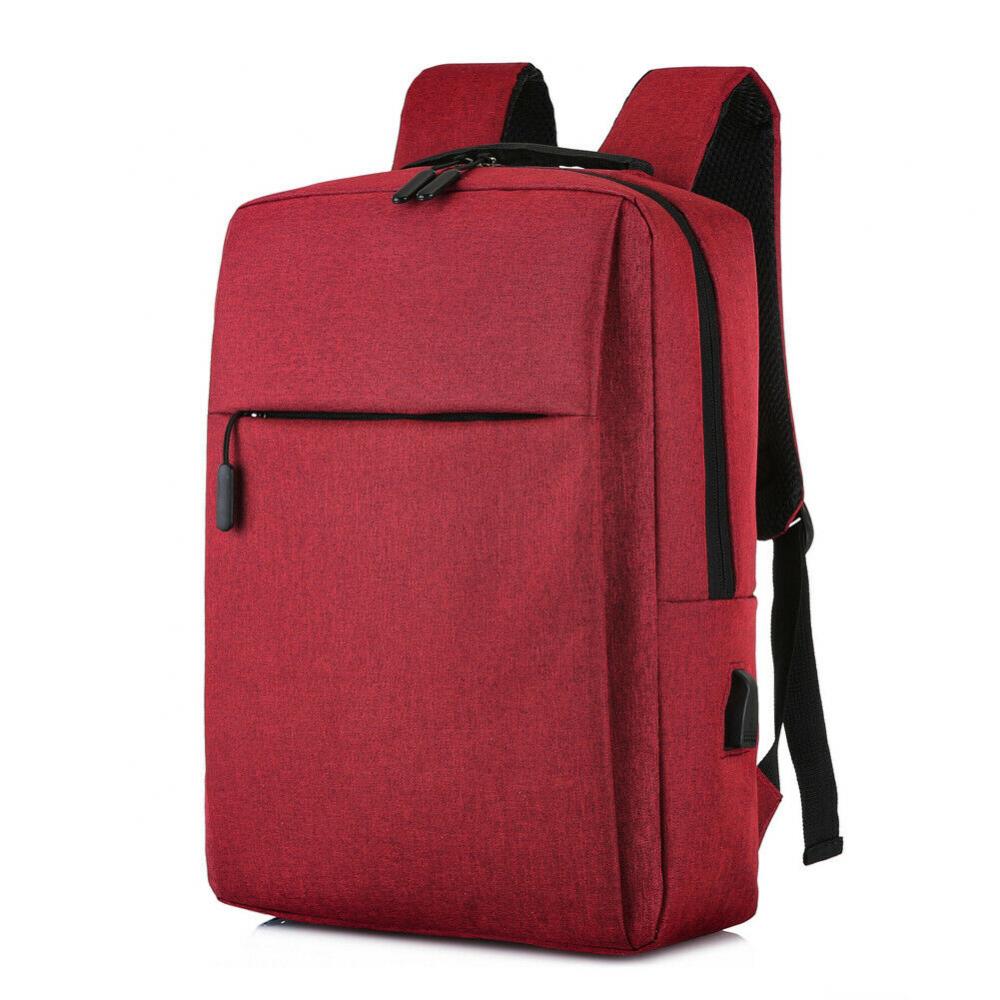 Men 15.6 inch Laptop Backpack Office Work Men Backpack Business Bag Unisex WOMEN Red Ultralight Backpack Thin Back Pack