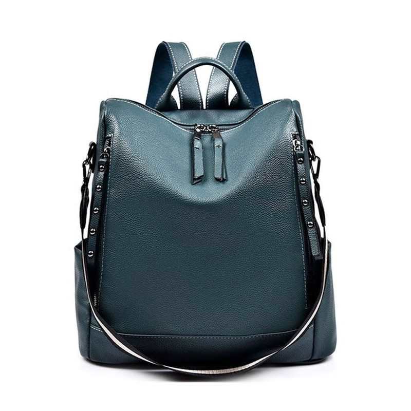 Moda 2020 kobiet plecak dla nastolatek skorzane plecaki dla kobiet plecak szkolny kobiet podrozy luksusowy plecak do szkoly