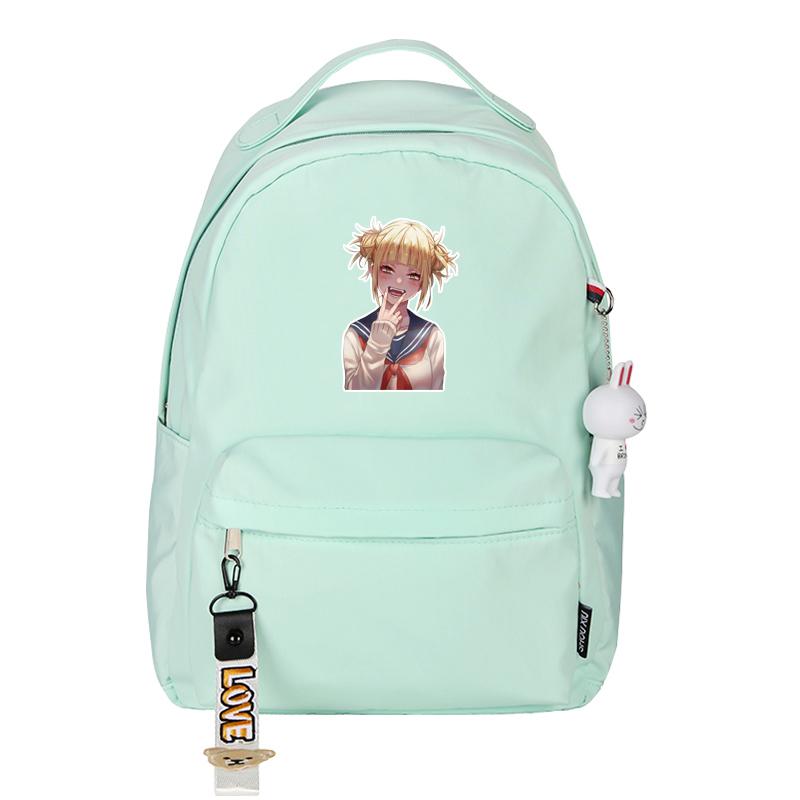 My Hero Academia Cross my body Himiko Toga WOMEN Backpack Kawaii Bookbag Pink School Bags Small Travel Bagpack Laptop Bags