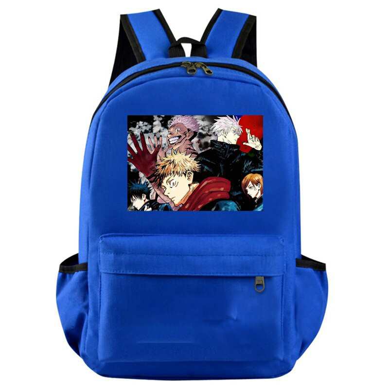 Anime jiu jitsu plecak nastolatek cosplay chlopiec dziewczyna tornister plecak na laptopa plecak podrozny