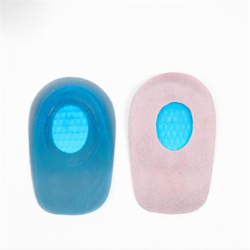 Silicone Gel heel Cushion insoles soles relieve foot pain protectors Spur Support Shoe pad feet care Inserts for Man Women size