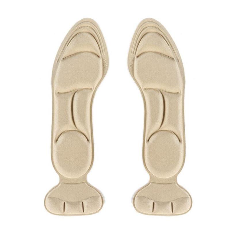 7D Memory Foam Insole Pad Inserts Heel Post Back Breathable Anti slip High Heel Shoe Protector Shoe Cushion Arch Support Insoles