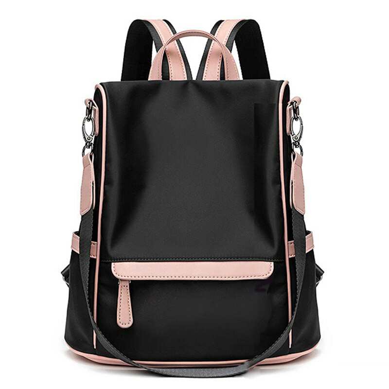 2021 Winter New Simple Design damski plecak miekkie wodoodporne nylonowe torby o duzej pojemnosci antykradziezowa kobieca torba na ramie