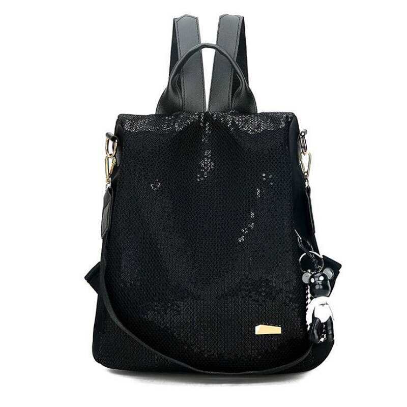 Kobiety plecak Oxford cekiny Bagpack kobieta z zabezpieczeniem przeciw kradziezy plecak szkola torba dla nastolatki dziewczyny Sac A Dos Mochila Mujer goraca sprzedaz