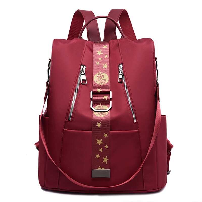 Kobieca torba na ramie Bagpack 2021 nowy Trend kobiet plecak moda o duzej pojemnosci kobiet plecak Pure Color nastolatek tornister